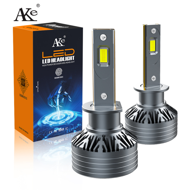 AKE T2 100watt led headlight Universal 6000K 10000lumen high bright led h1 h3 h4 h7 h11 led headlight bulb customize 12V hb3 9005 hb4 9006 9012 with canbus for car