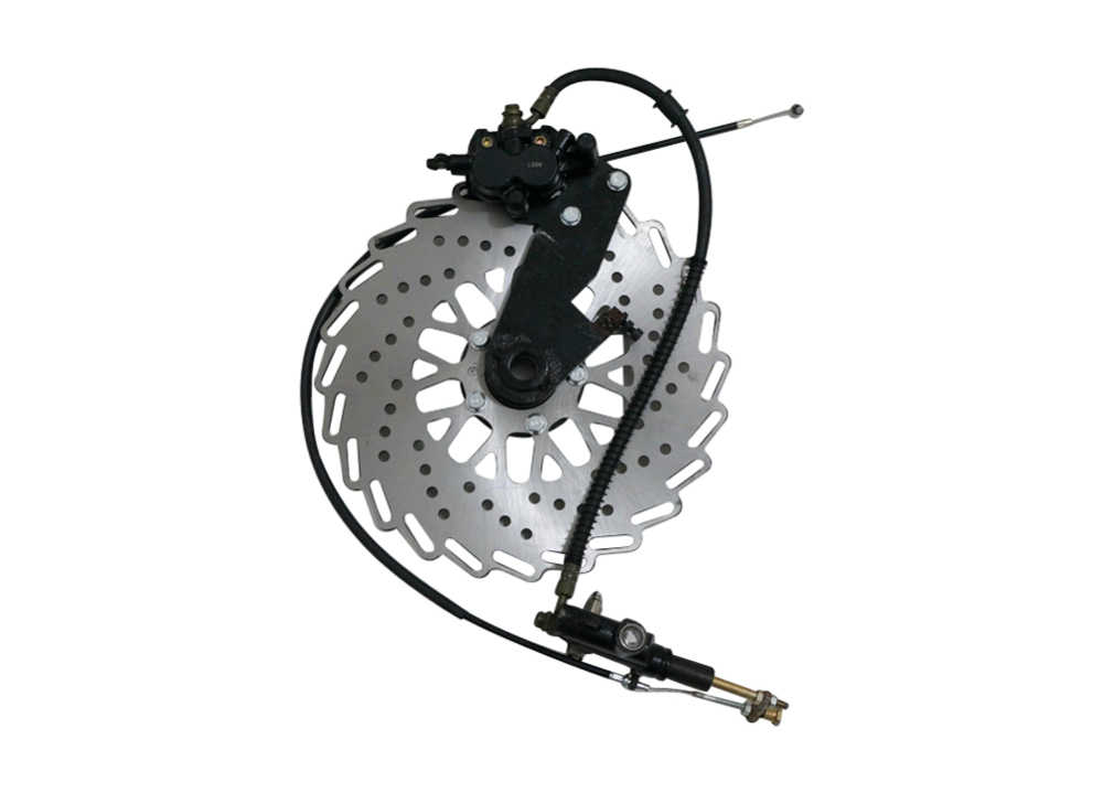 CJ750 Single caliper disc brake assembly