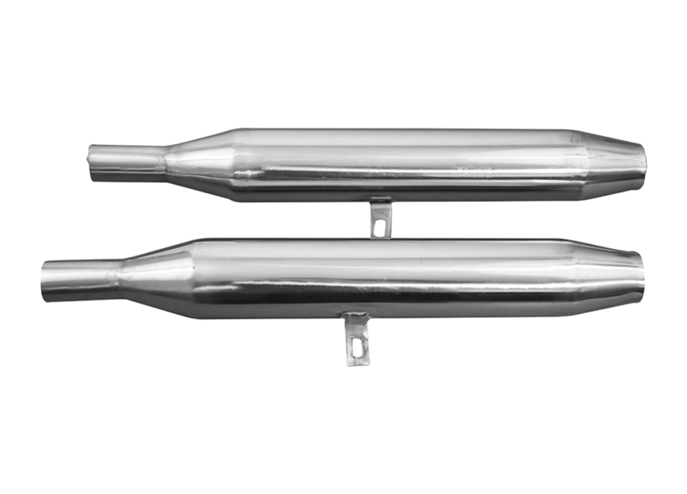 CJ750 Custom Stainless steel fishtail mufflers (pair)