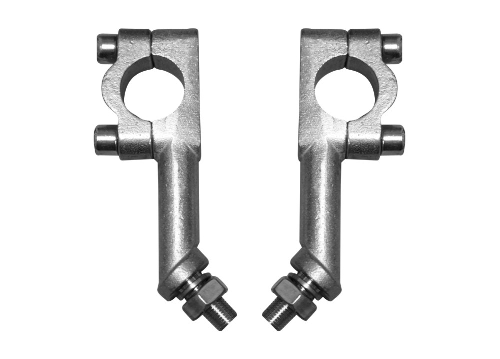 CJ750 Stainless steel handlebar mounts (1 pair)