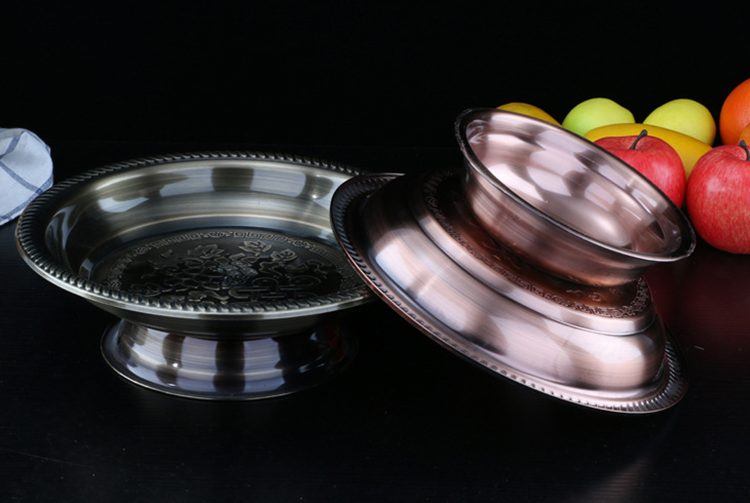 Western-Style-Stainless-Steel-Food-Plate-Round-Snack-Tray-Dinner-Plate-for-Restaurant-LBFP1031