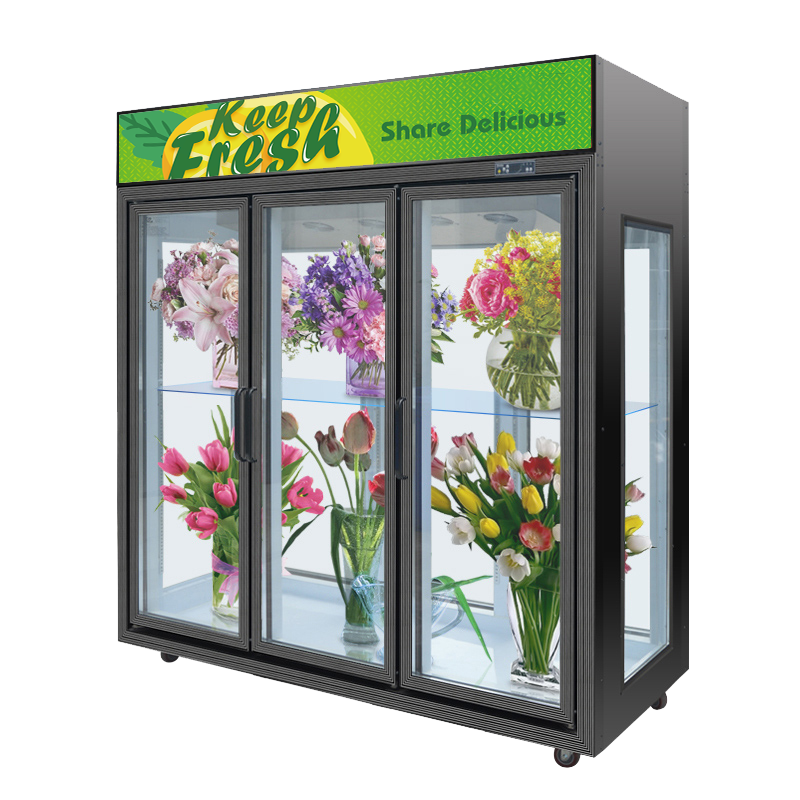 2020 New design Flower Glass door Floral Fresh Keeping ...