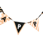 Multicolor pennant decoration large opening banner rope happy birthday banner lattice pull flag decoration