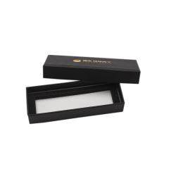 Paper Cardboard Customized Luxury Black Stationery Packaging Small Jewelry Gift Box