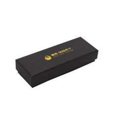 Paper Cardboard Customized Luxury Black Stationery Packaging Small Jewelry Gift Box