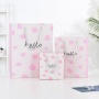 Multiple size hard paper gift bag packaging custom with rope