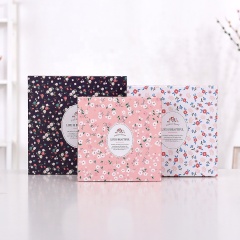 Wholesale custom size floral large bag paper kraft box set