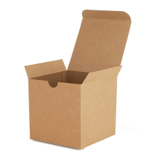 Custom size logo printing disposable kraft paper takeaway carton cake box paper lunch box