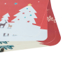 New hot selling custom portable disposable Christmas tree cute paper placemat