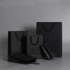 Custom print design gift kraft paper shopping bag