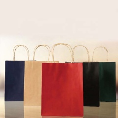 Retail take away fast food kraft paper bag price