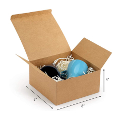 Sturdy cardboard used for Christmas and Halloween parties prevents breakage of homemade craft paper boxes