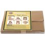 Sturdy cardboard used for Christmas and Halloween parties prevents breakage of homemade craft paper boxes