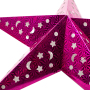 Can be wholesale Christmas party decoration supplies 3D pentagram lampshade paper lantern crafts