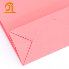 Wholesale spot goods custom luxury black shopping paper bag printing Amazon kraft gift packaging bag with logo print