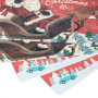 New hot selling custom portable disposable Christmas tree cute paper placemat