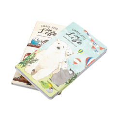 Learning Office Promotion Gifts Children Portable Cartoon Design Magnetic Buckle Mini Notebook