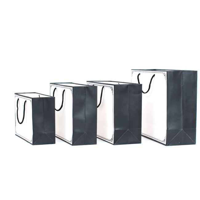 China wholesale luxury bolsas de papel white cardboard paper bag paper shopping bag custom printed paper gift bag