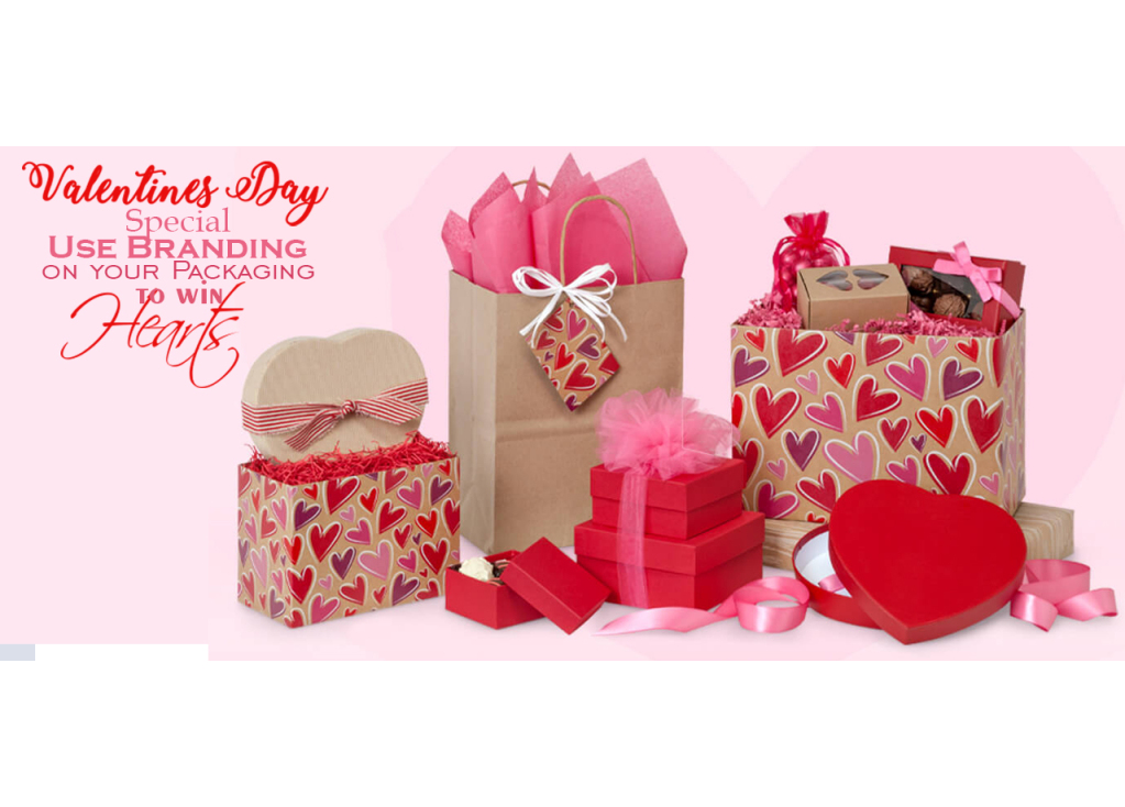 Valentines Day Special Use Branding on your Packaging to win Hearts