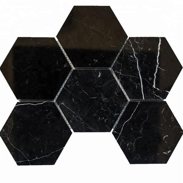 Hexagon  marble mosaic wall tile