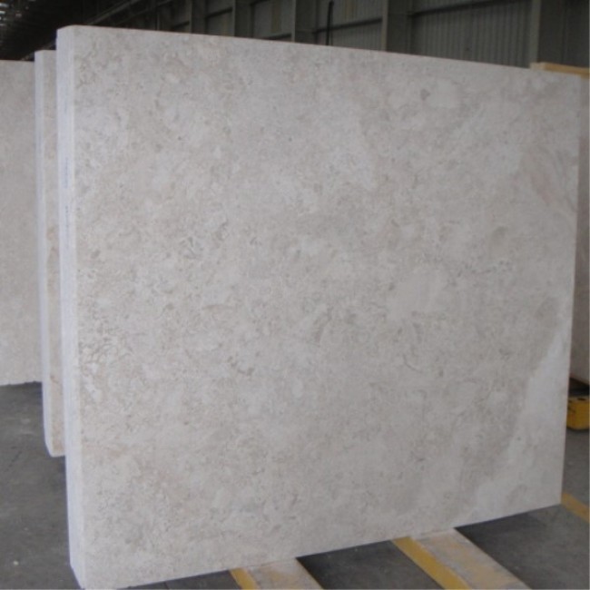 Delicant cream marble slabs