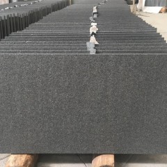 Flamed Shanxi black granite tiles