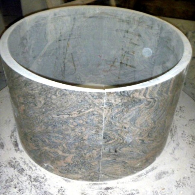 China Juparana granite hollow column