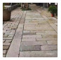 Old stone paver, garden step stone