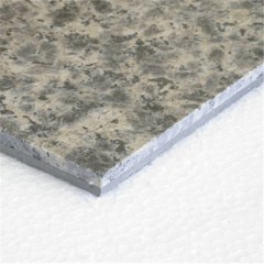 Lembaran batu marmer plastik aluminium