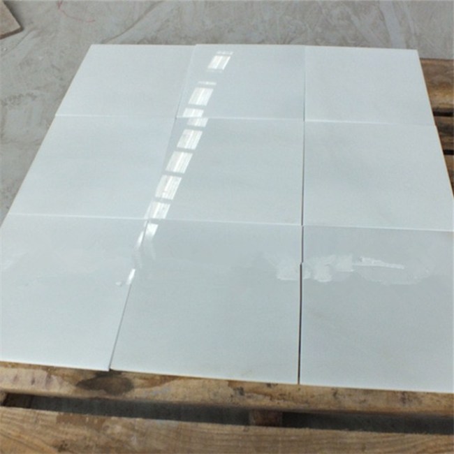 White jade marble tiles