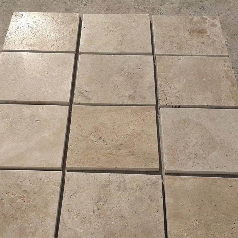 antique travertine paving tiles